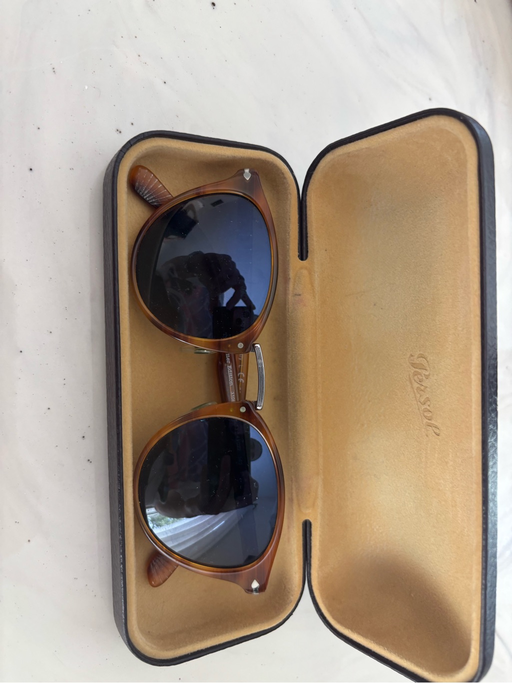 Persol Original Typewriter Blue Lenses